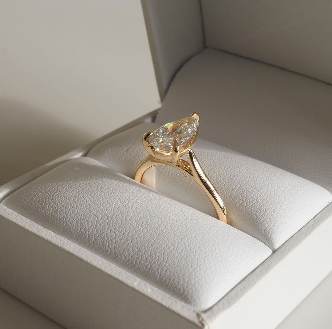 4.5ct Pear Cut Solitaire Lab Grown Diamond Ring  Dazzling gold ring with pavé diamonds, crafted for modern sophistication. Unique gold ring with radiant diamonds, symbolizing love and commitment. YouTube Amazon Facebook Weather Google Gmail Wordless WhatsApp Web Translate News blog post ring ceremony Article Life Money 2025 design Ring Ceremony Diamond Shape Diamond Ring Surat Diamond India Market Diamond Ring for Her Diamond Ring for Men Diamond Ring Women Engagement Ring Finger For Her Finger Ring Gold 