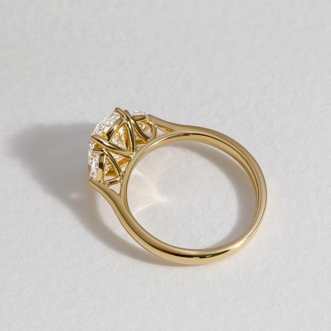 3ct Oval Cut Three Stone Lab Grown Diamond Ring Radiant gold-banded diamond engagement ring with a, displayed on a hand with a chic manicure for bridal and luxury jewelry lovers. modern engagement rings, premium wedding bands, or high-end diamond rings. YouTube Amazon Facebook Weather Google Gmail Wordless WhatsApp Web Translate News blog post ring ceremony Article Life Money 2025 design Ring Ceremony Diamond Shape Diamond Ring Surat Diamond India Market Diamond Ring for Her Diamond Ring for Men Diamond 