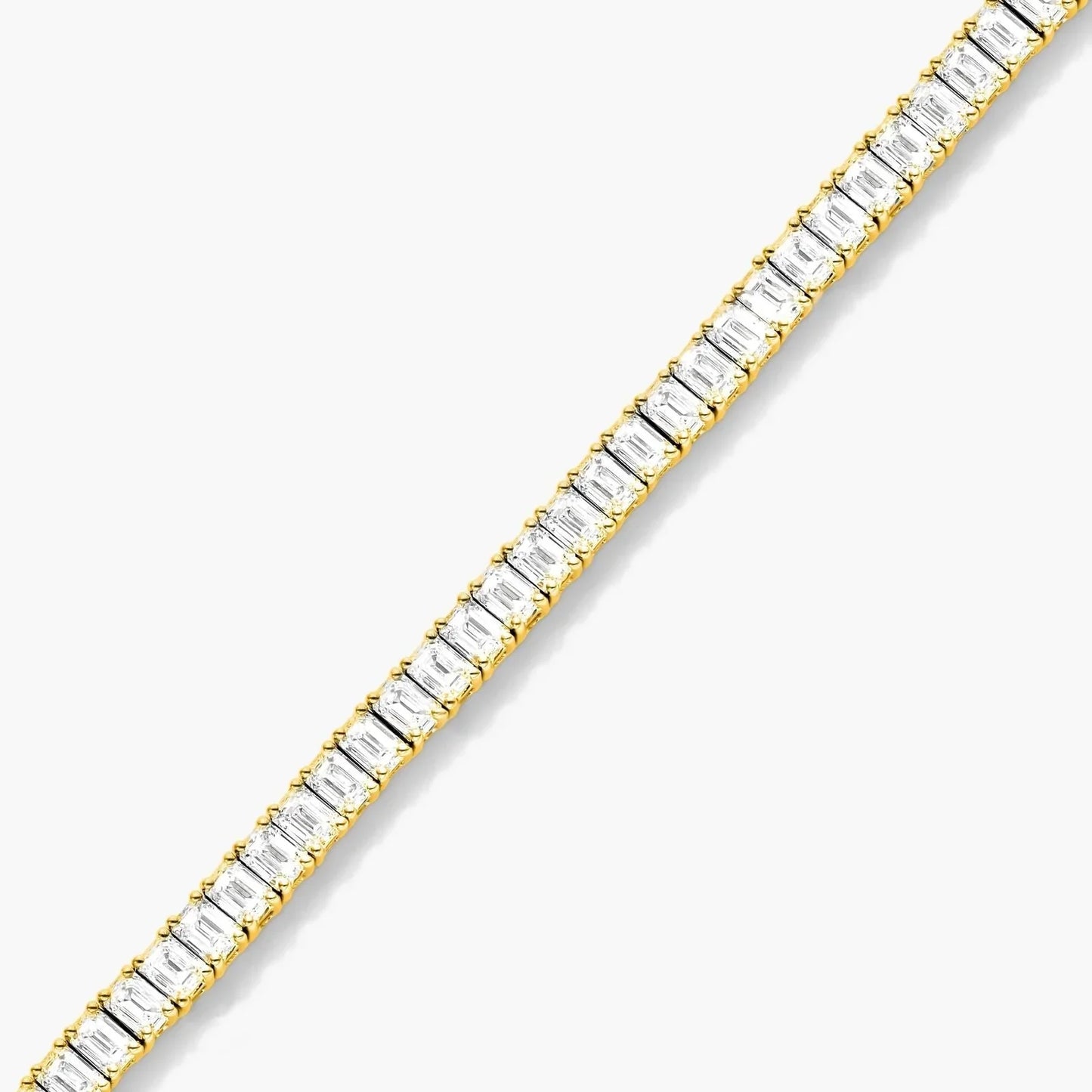 Emerald Lab Grown Diamond Tennis Bracelet, EF Color, VS Clarity, IGI certified 5.00tcw 