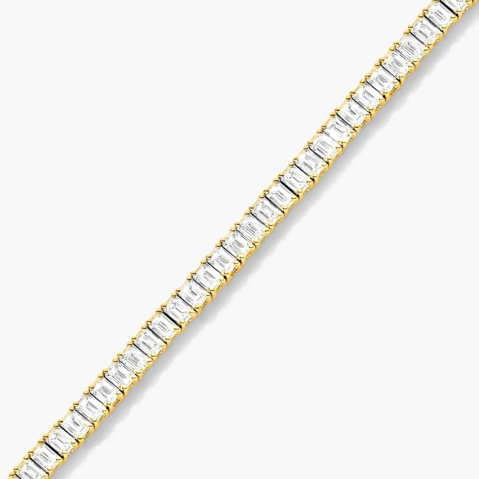 Emerald Lab Grown Diamond Tennis Bracelet, EF Color, VS Clarity, IGI certified 5.00tcw 