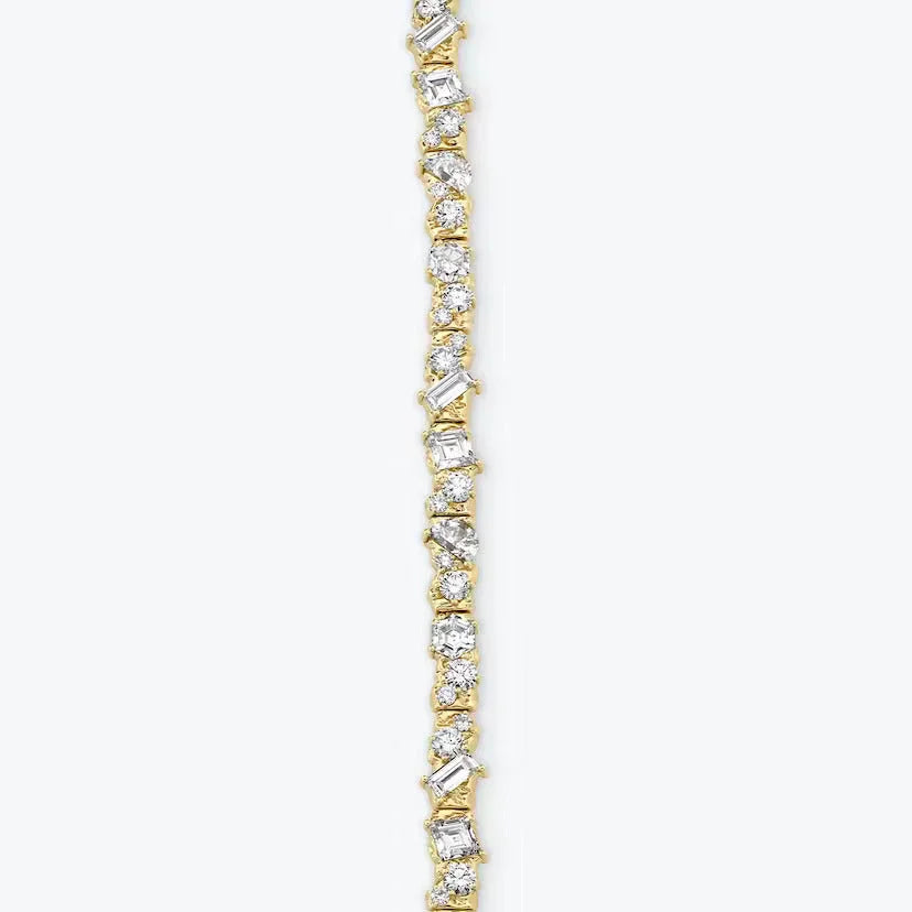 Multi Lab Grown Diamond Illuminate Bracelet, EF Color , VS Clarity , IGI Certificate 