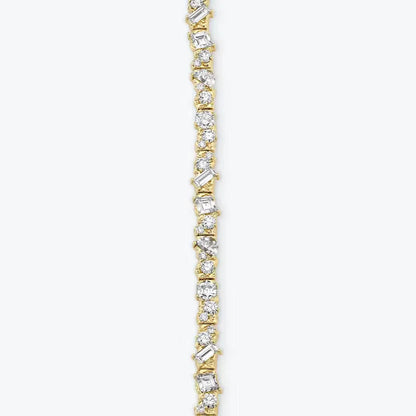 Multi Lab Grown Diamond Illuminate Bracelet, EF Color , VS Clarity , IGI Certificate 