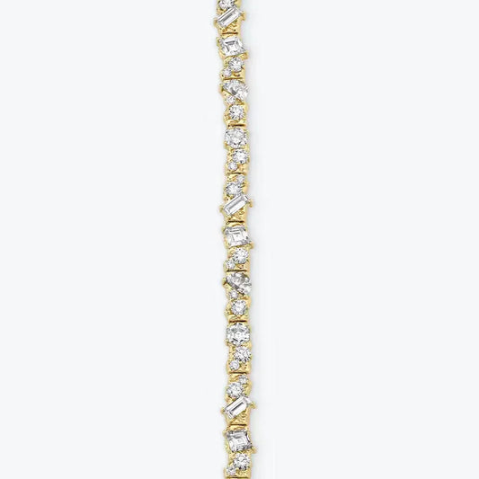 Multi Lab Grown Diamond Illuminate Bracelet, EF Color , VS Clarity , IGI Certificate 