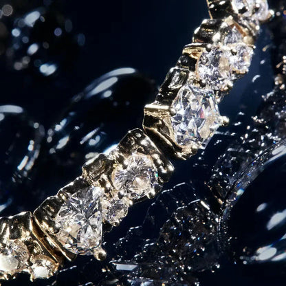 Multi Lab Grown Diamond Illuminate Bracelet, EF Color , VS Clarity , IGI Certificate 