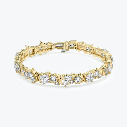 Multi Lab Grown Diamond Illuminate Bracelet, EF Color , VS Clarity , IGI Certificate 