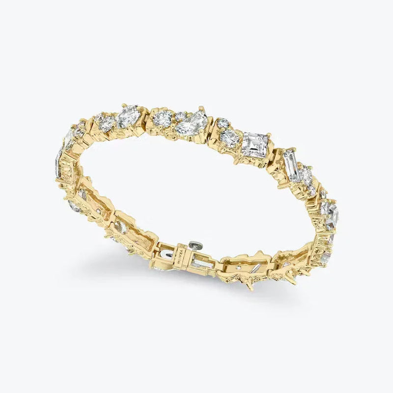 Multi Lab Grown Diamond Illuminate Bracelet, EF Color , VS Clarity , IGI Certificate