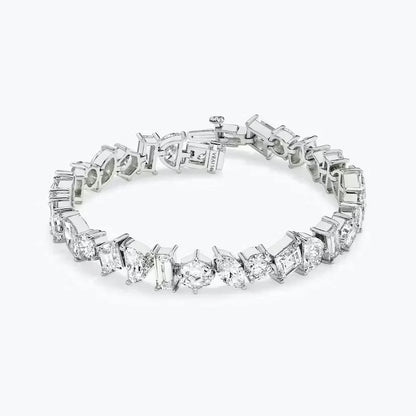 Multi Lab Grown Diamond Unity Bracelet, EF Color, VS Clarity, IGI Certificate 
