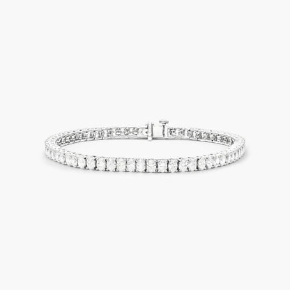 Oval Shape Lab Diamond Tennis Bracelet, EF Color , VS Clarity, IGI Certificate 