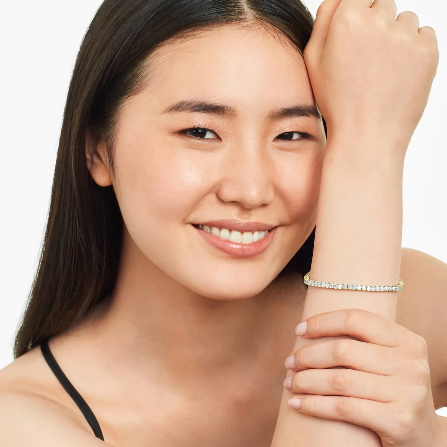 Oval Shape Lab Diamond Tennis Bracelet, EF Color , VS Clarity, IGI Certificate 