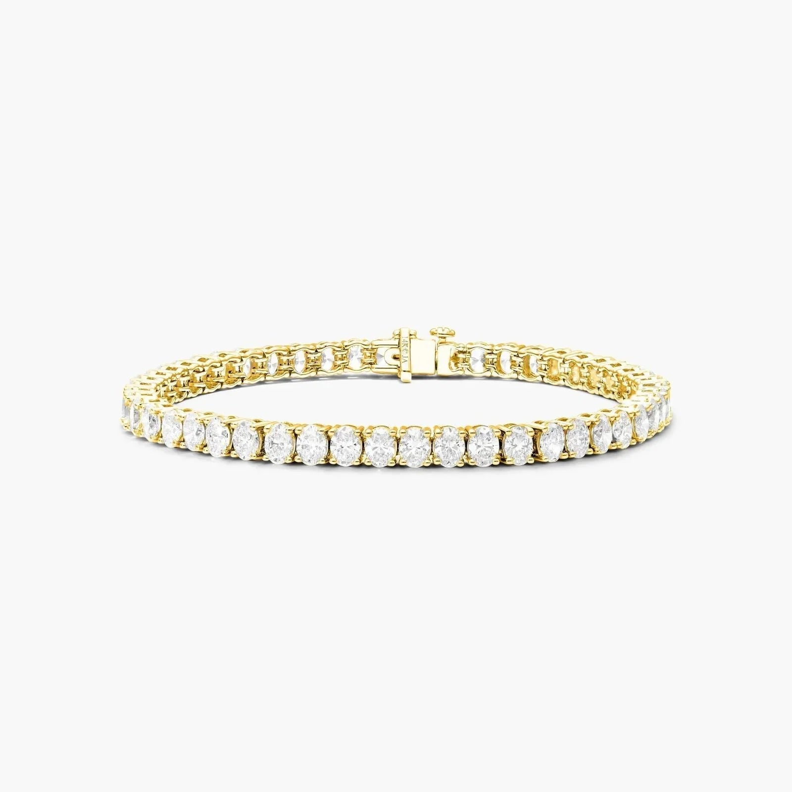 Oval Shape Lab Diamond Tennis Bracelet, EF Color , VS Clarity, IGI Certificate 