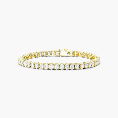 Oval Shape Lab Diamond Tennis Bracelet, EF Color , VS Clarity, IGI Certificate 