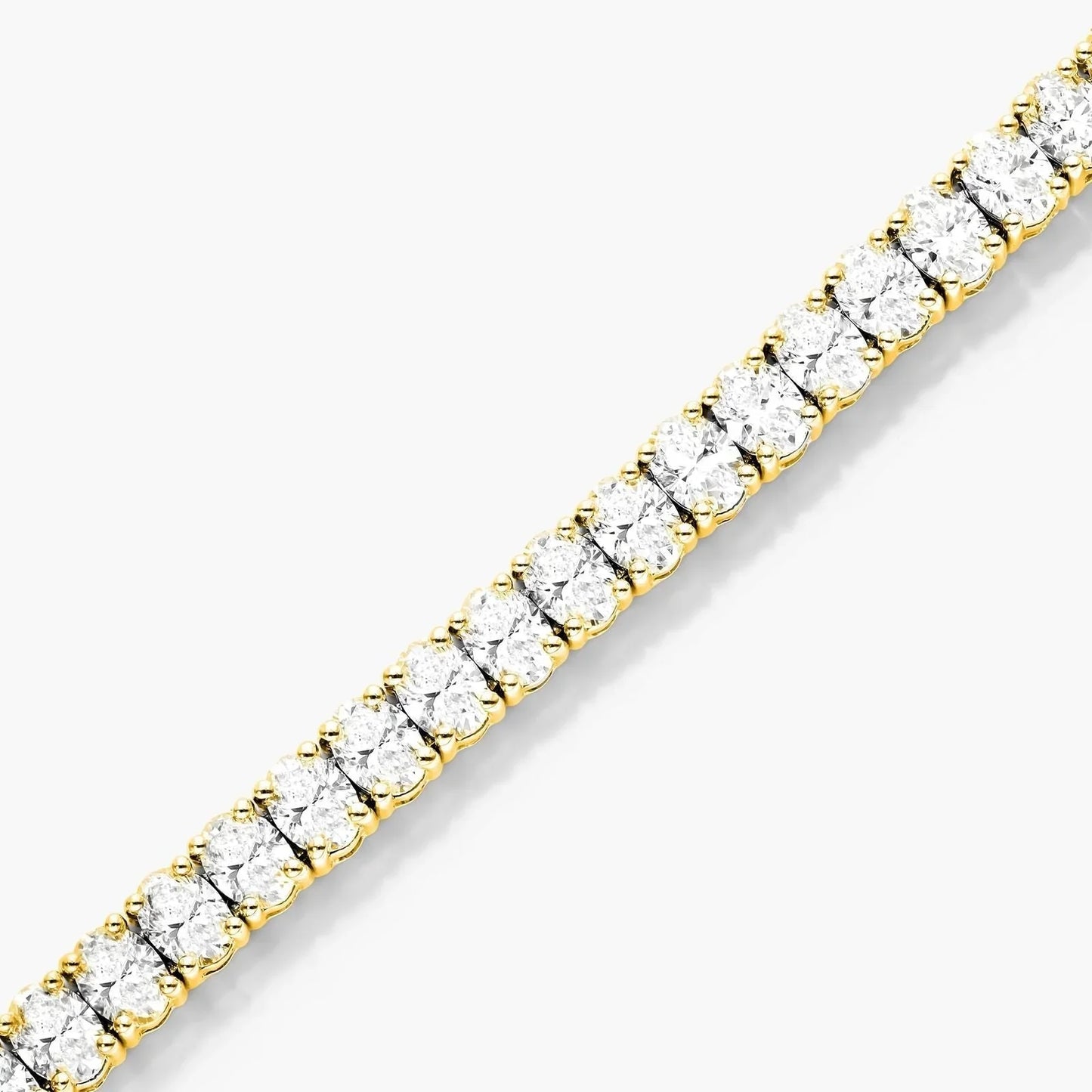 Oval Shape Lab Diamond Tennis Bracelet, EF Color , VS Clarity, IGI Certificate 