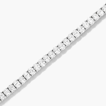 Oval Shape Lab Diamond Tennis Bracelet, EF Color , VS Clarity, IGI Certificate 