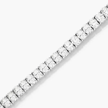 Oval Shape Lab Diamond Tennis Bracelet, EF Color , VS Clarity, IGI Certificate 