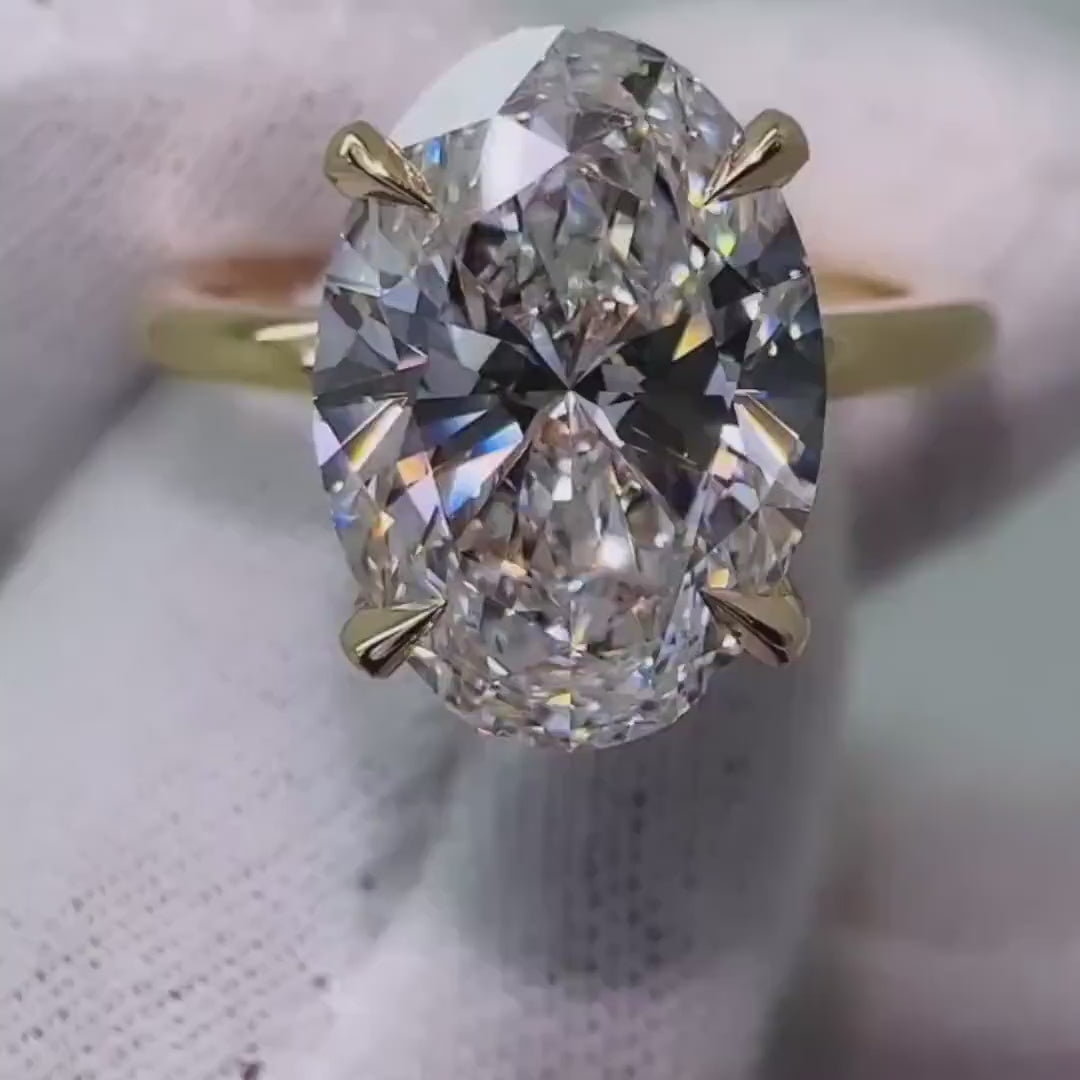 2.70 TCW lab grown diamond engagement ring IGI certified triple pavé halo bridal ring luxury sustainable diamond fine jewelry wedding ring