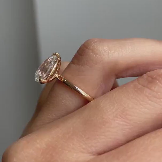 Pear shaped lab grown diamond ring, 1.50ct solitaire engagement ring, IGI certified, minimalist bridal ring, wedding jewelry for her