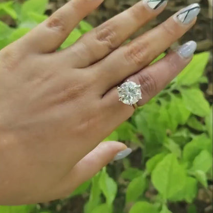 8.00 CT Round Lab Grown Diamond Engagement Ring | Solitaire Ring | IGI Certified