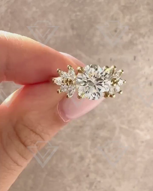 1.0ct Round Lab Grown Diamond Engagement Ring | Anastasia Setting | IGI Certified