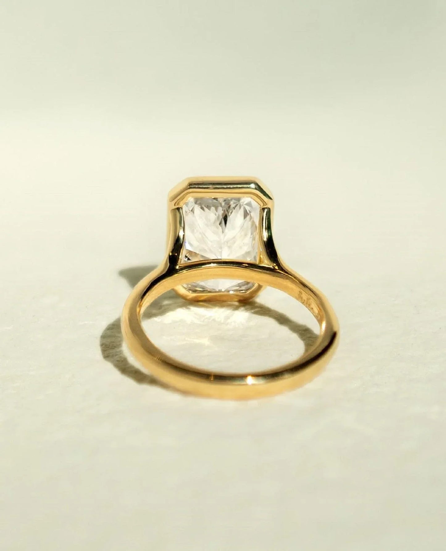 Radiant 2.50CT Lab Grown Diamond Engagement Ring | Full Bezel Setting | IGI Certified | Wedding Ring | Bridal Jewelry | Gift for Her Luxury Ring
