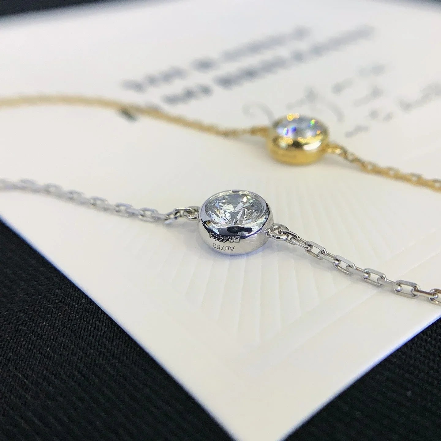 Round 1.00ct Lab Diamond Bezel Tennis Bracelet | D-E-F VVS-VS Clarity | IGI Certified | Gold Options 