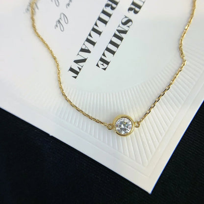 Round 1.00ct Lab Diamond Bezel Tennis Bracelet | D-E-F VVS-VS Clarity | IGI Certified | Gold Options 