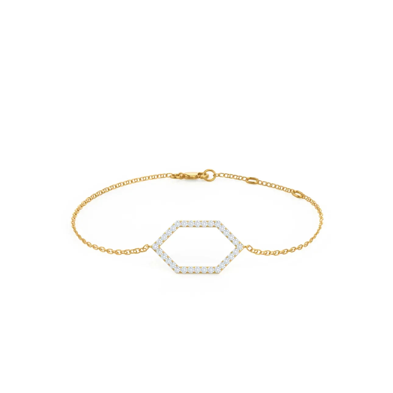 Round Lab grown diamond 6th Element Bracelet, EF Color, VS Clarity , IGI Certificate 