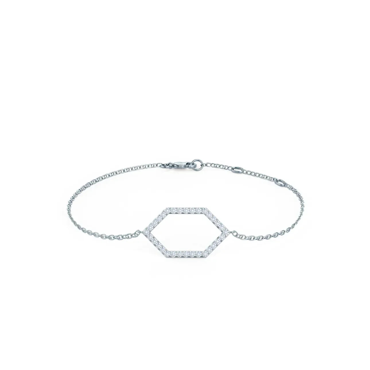 Round Lab grown diamond 6th Element Bracelet, EF Color, VS Clarity , IGI Certificate 