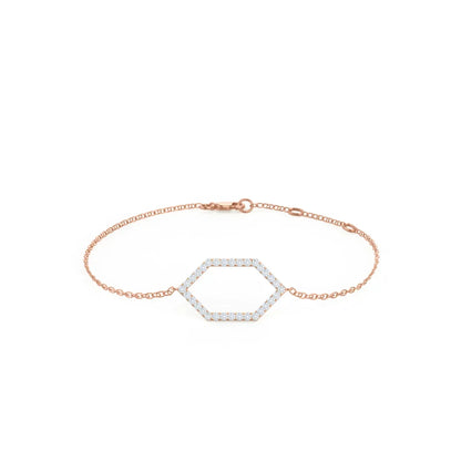 Round Lab grown diamond 6th Element Bracelet, EF Color, VS Clarity , IGI Certificate 