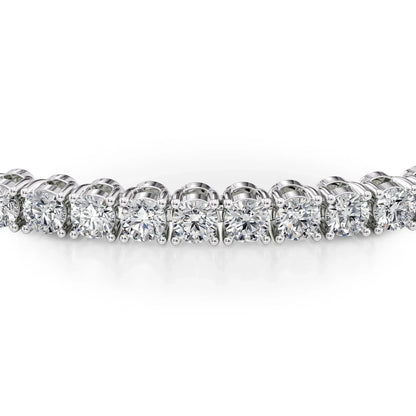Round Lab Grown Diamond Tennis Bracelet, EF Color, VS Clarity, IGI Certificate 